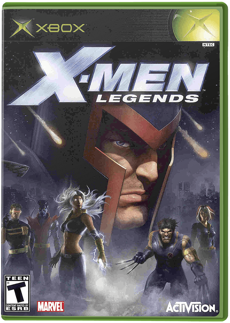 X-men Legends box art for Xbox